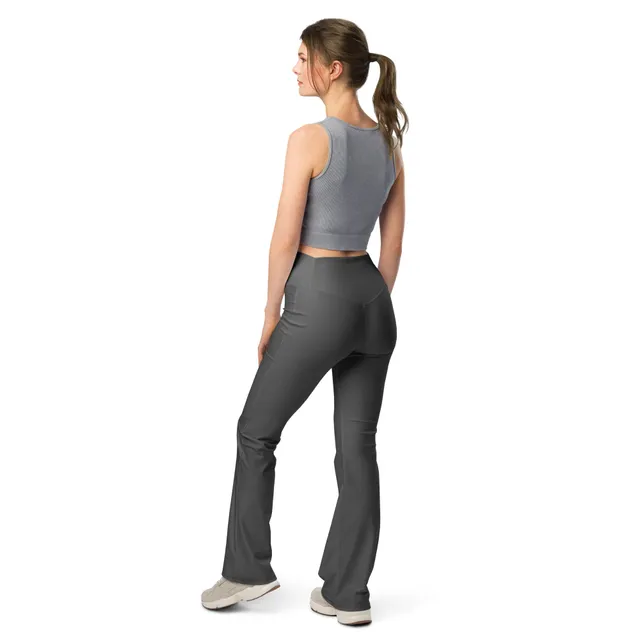 echelon-legging-flare-femme-taille-haute-stretch image 1