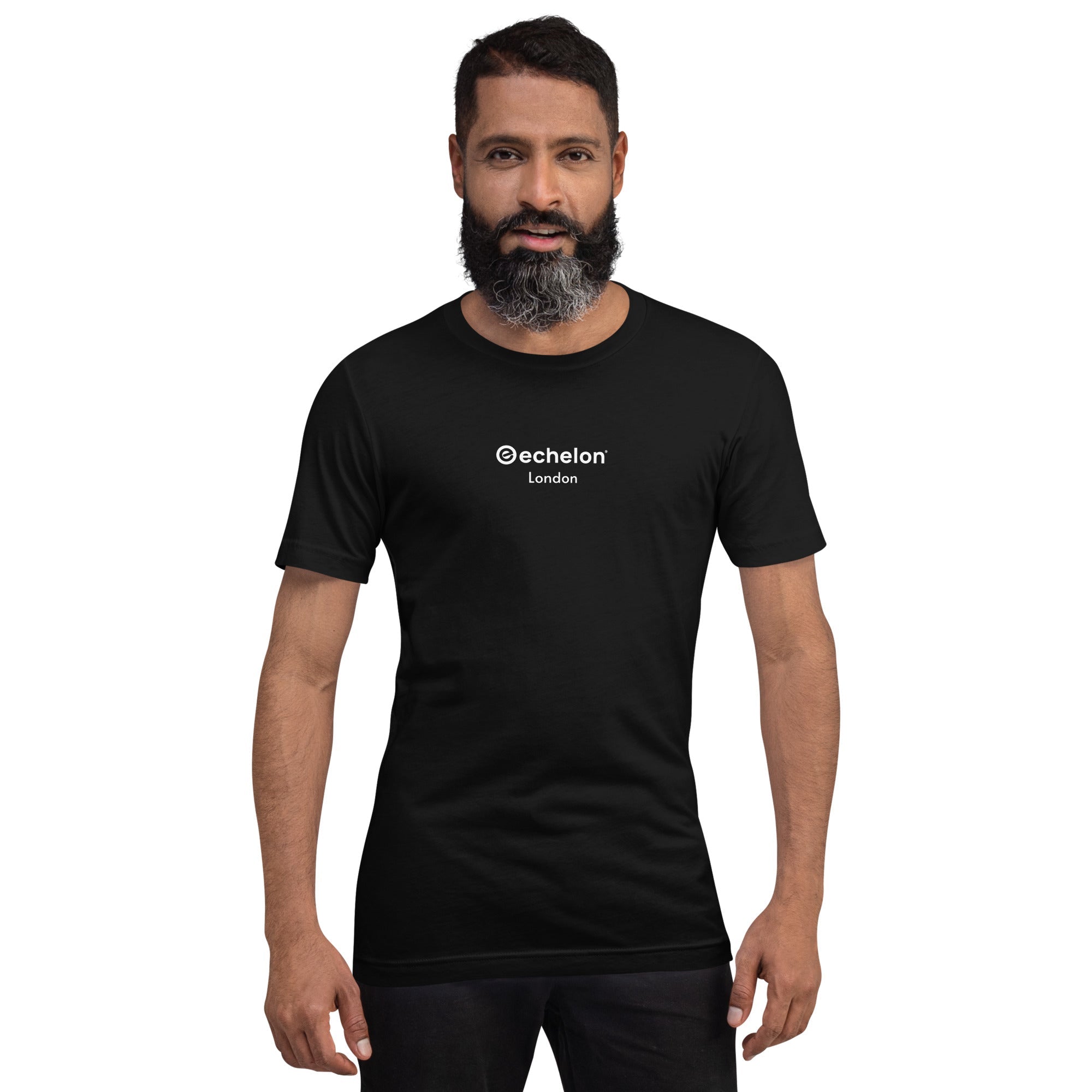 echelon-london-tee-t-shirt-coton-noir-taille-m image 1