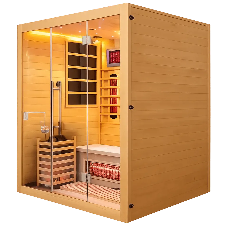 echelon-sauna-4-personnes-spectre-complet-hybride image 1