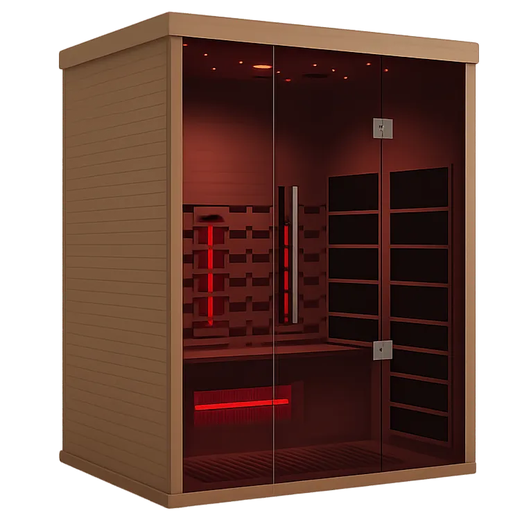 echelon-sauna-infrarouge-4-personnes-verre-tremp-wifi image 1