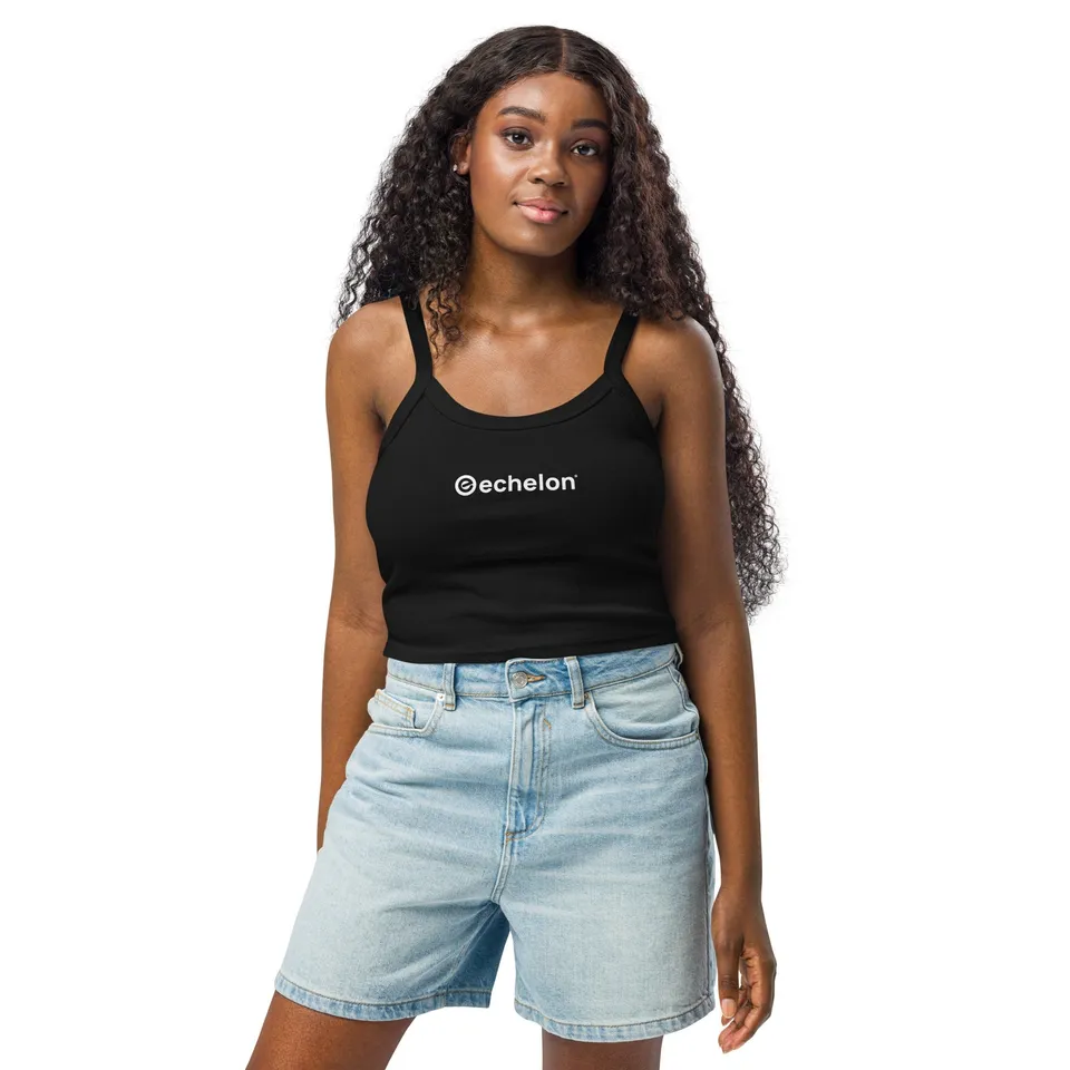 echelon-apparel-micro-rib-tank-top-d-bardeur-solid-black-blend image 1