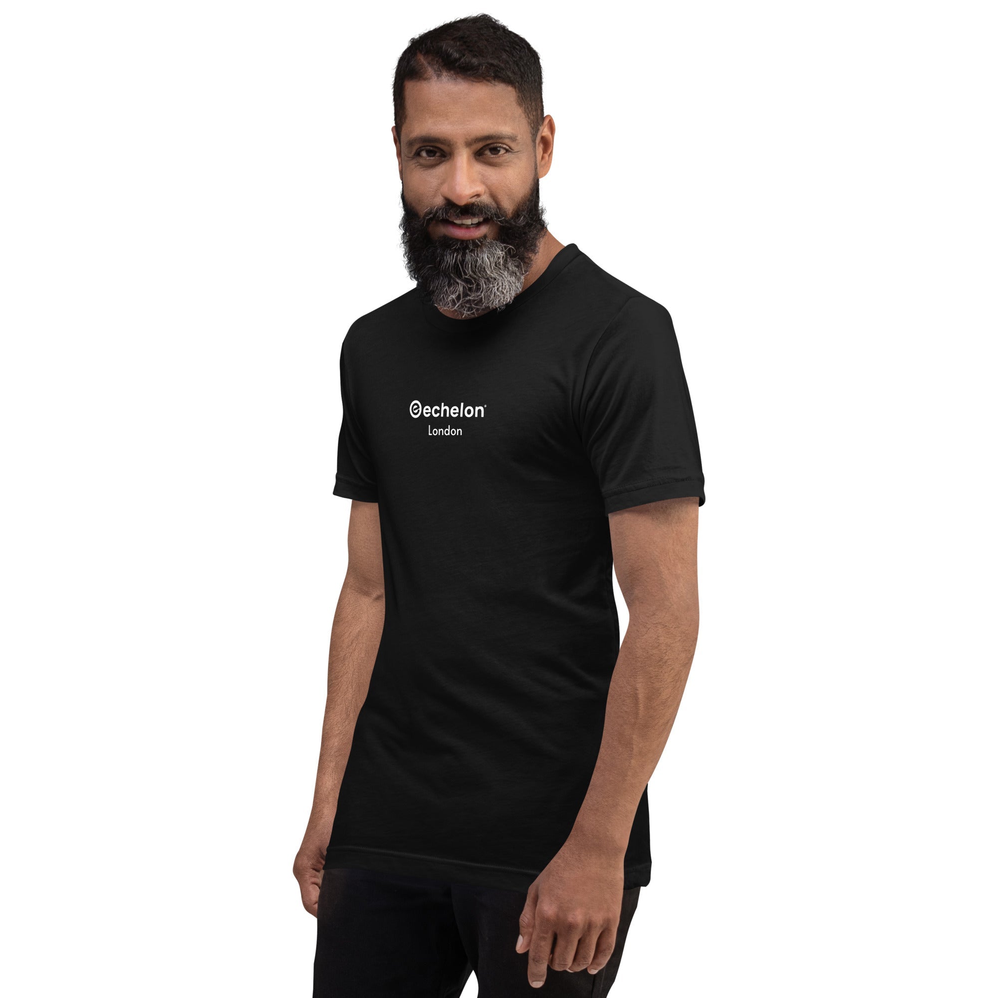 echelon-london-tee-t-shirt-coton-noir-taille-m image 3