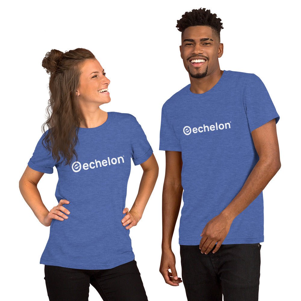 echelon-t-shirt-manches-courtes-coton-bleu-royal-m image 1