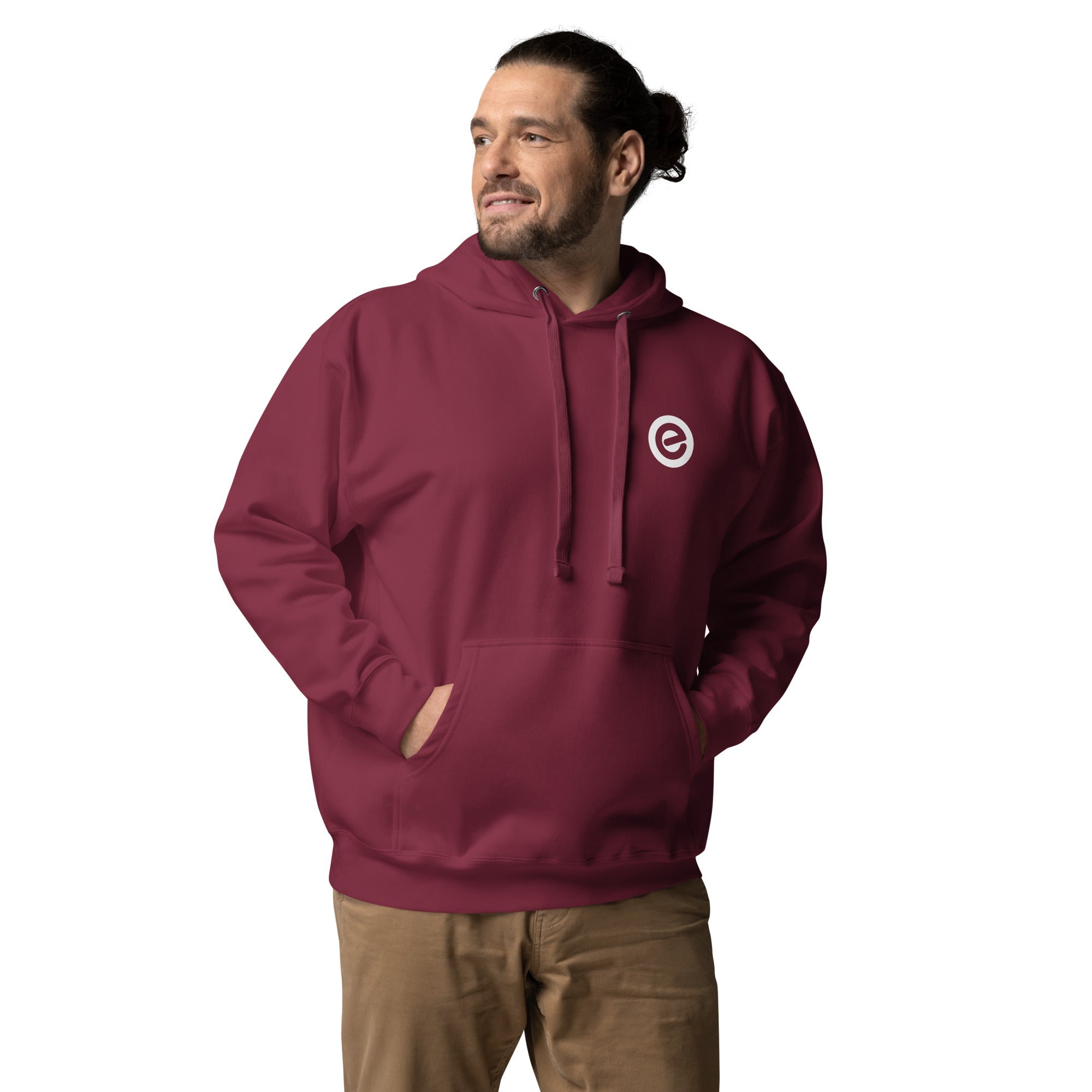 echelon-logo-hoodie-sweat-capuche-noir-coton-poche image 5