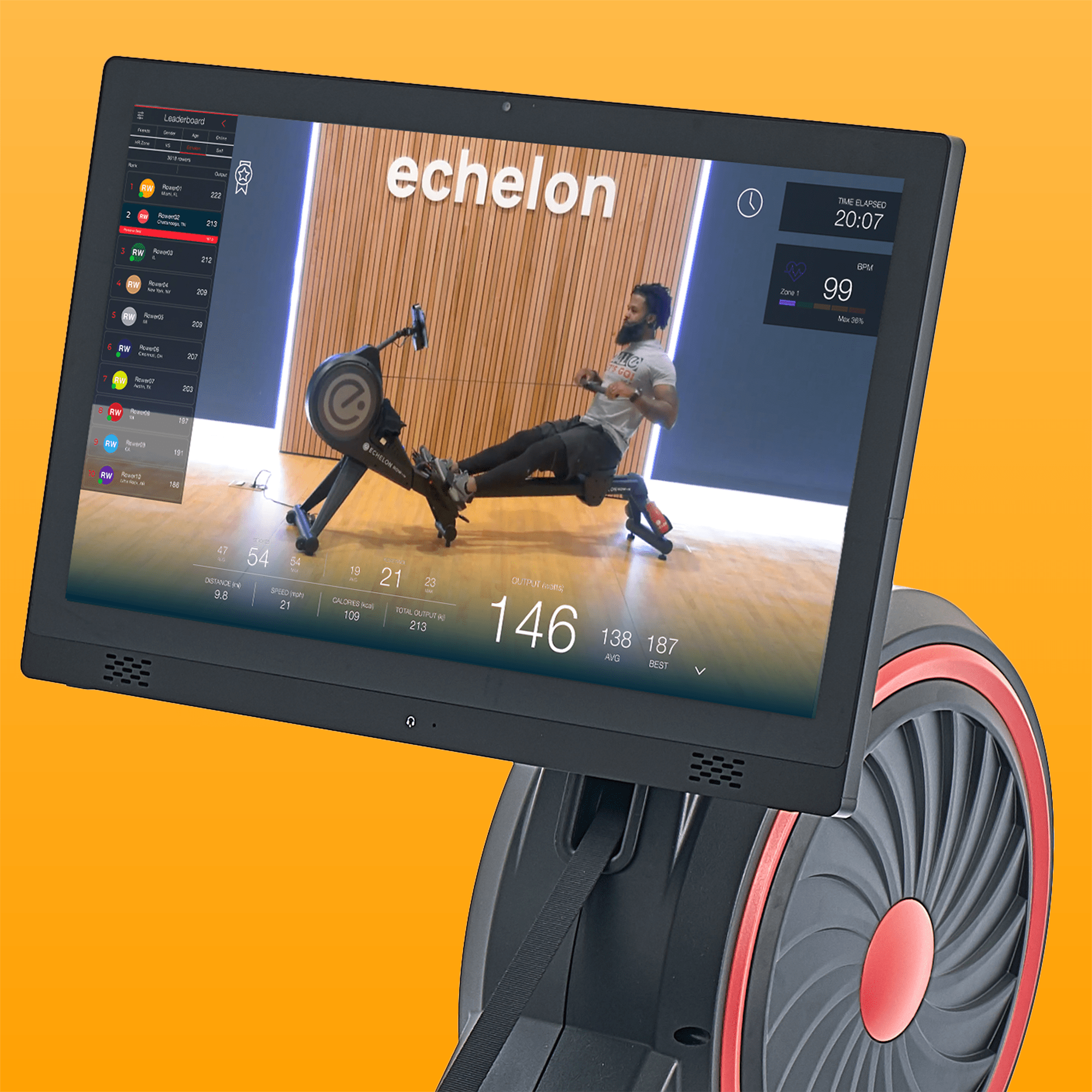 echelon-row-s-rameur-connect-cran-22-pouces-pliable image 7