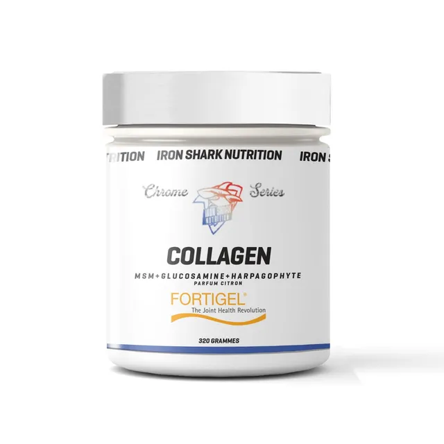 ironshark-chrome-series-collagen-poudre-320g-articulations-peau image 1