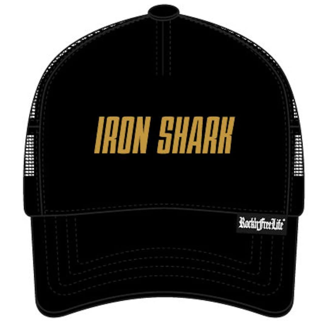 ironshark-casquette-black-gold-sport-noir-et-or image 1