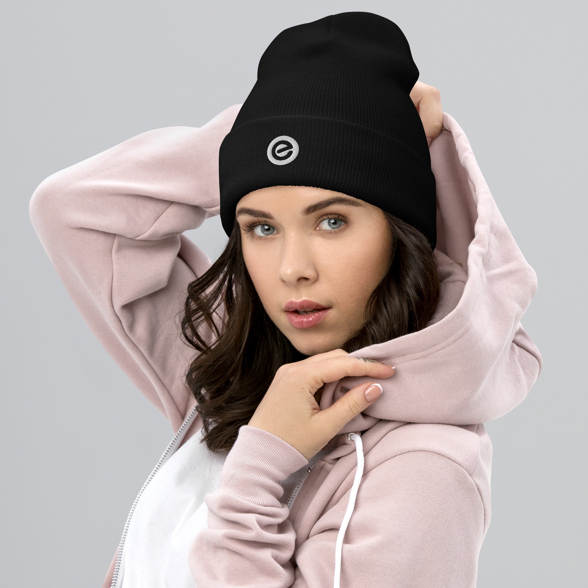 echelon-cuffed-beanie-bonnet-noir-unisexe-acrylique image 1