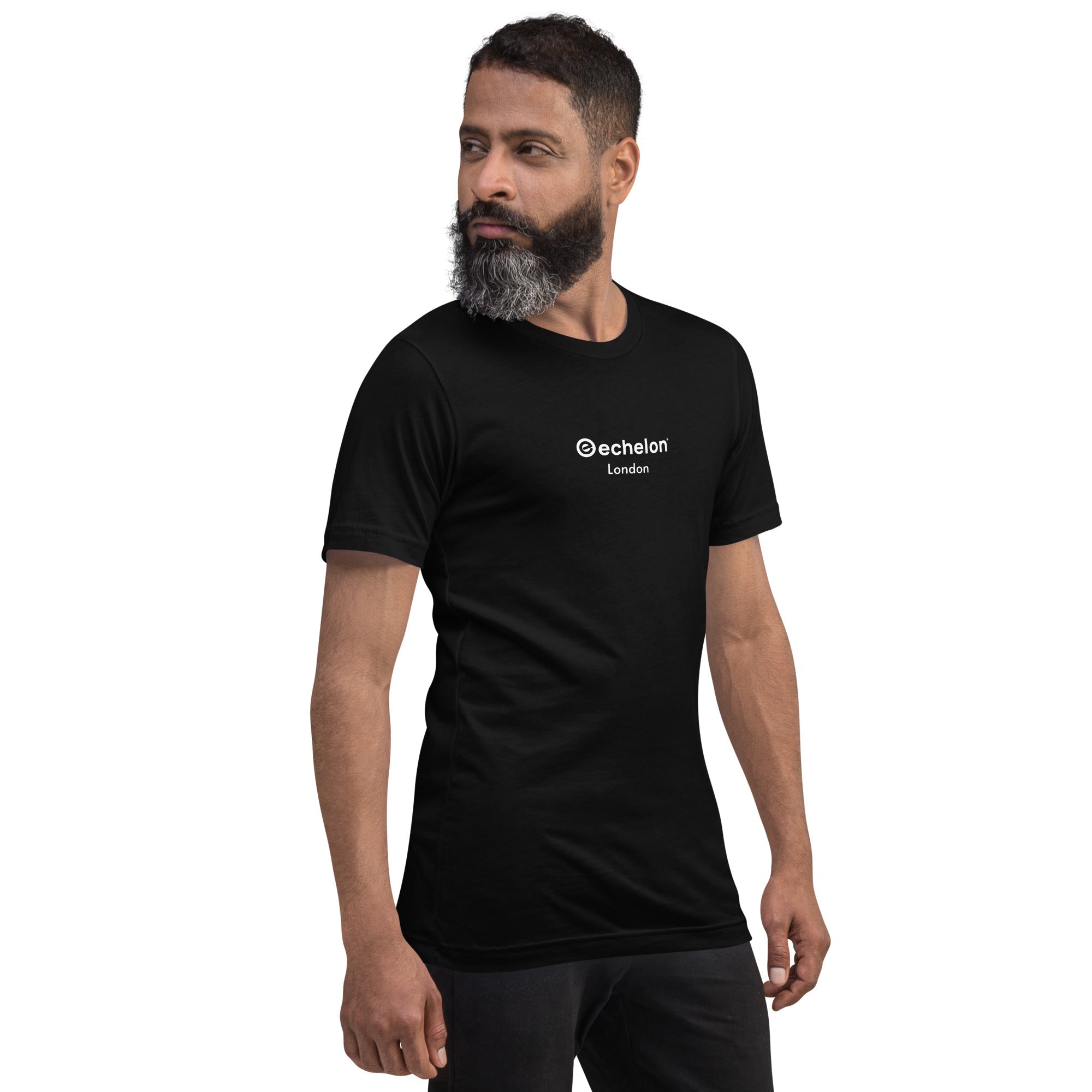 echelon-london-tee-t-shirt-coton-noir-taille-m image 4