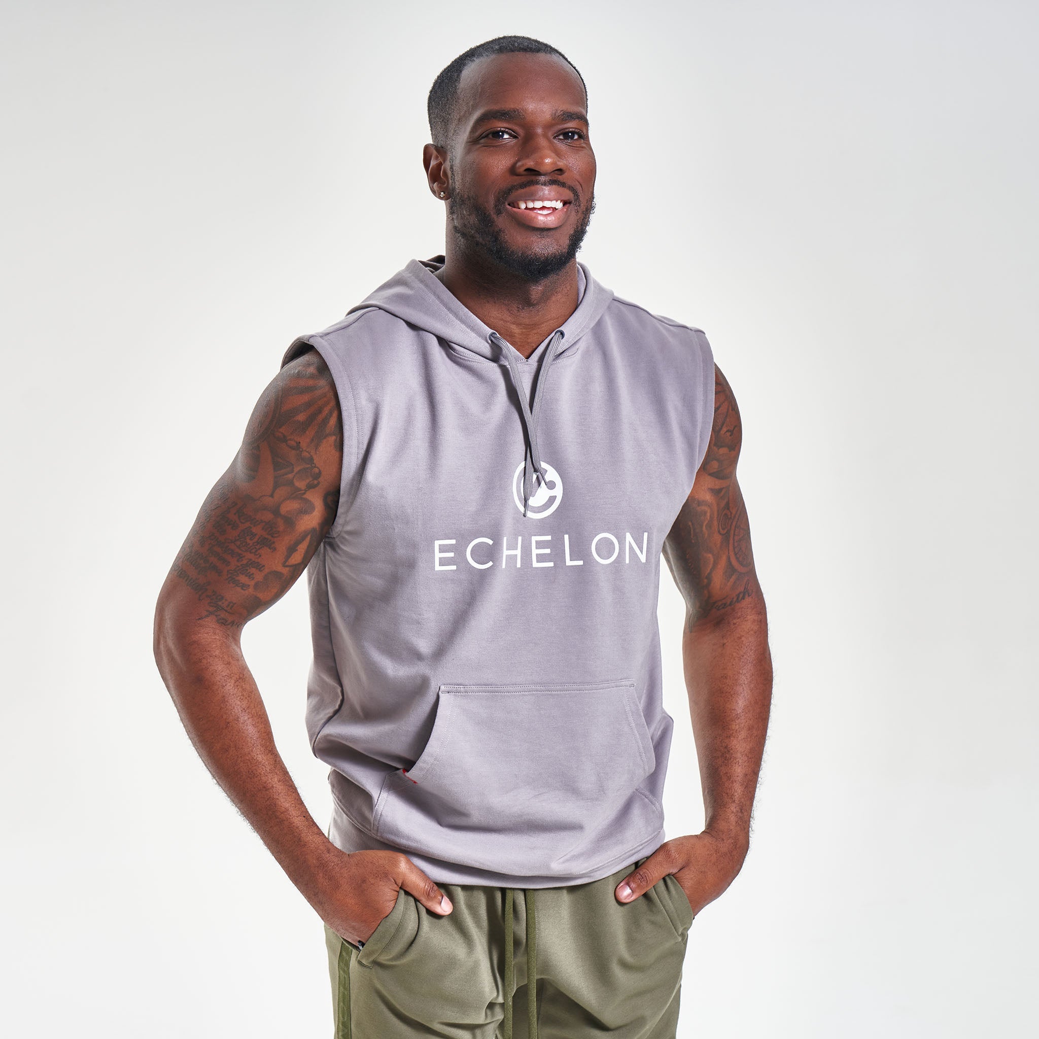 echelon-sleeveless-hoodie-d-bardeur-gris-taille-m image 3