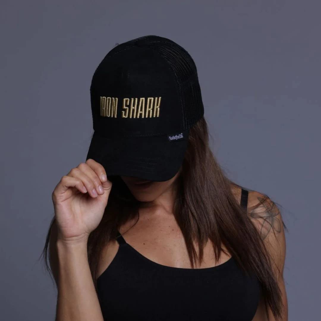 ironshark-casquette-black-gold-sport-noir-et-or image 5