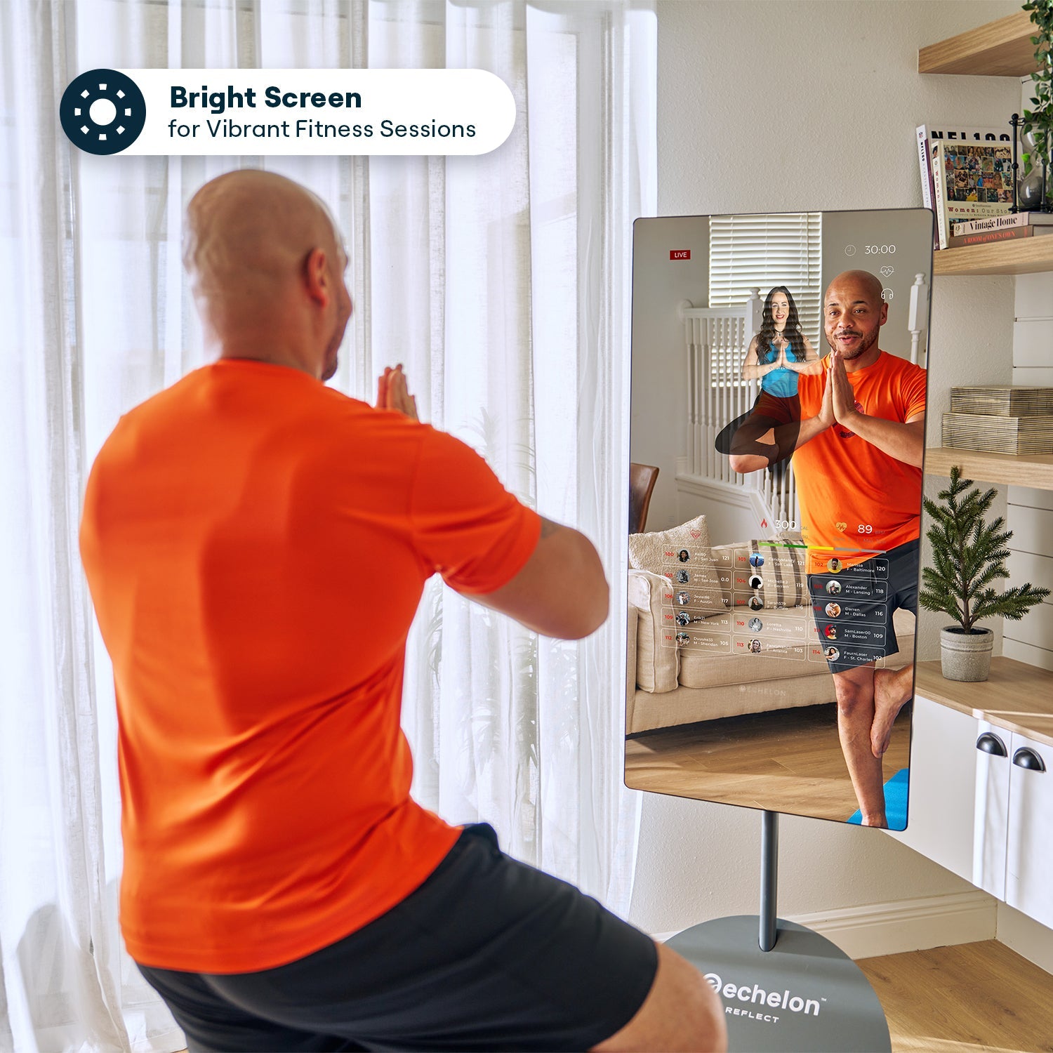 echelon-reflect-50-se-miroir-fitness-connect-50-maison image 7