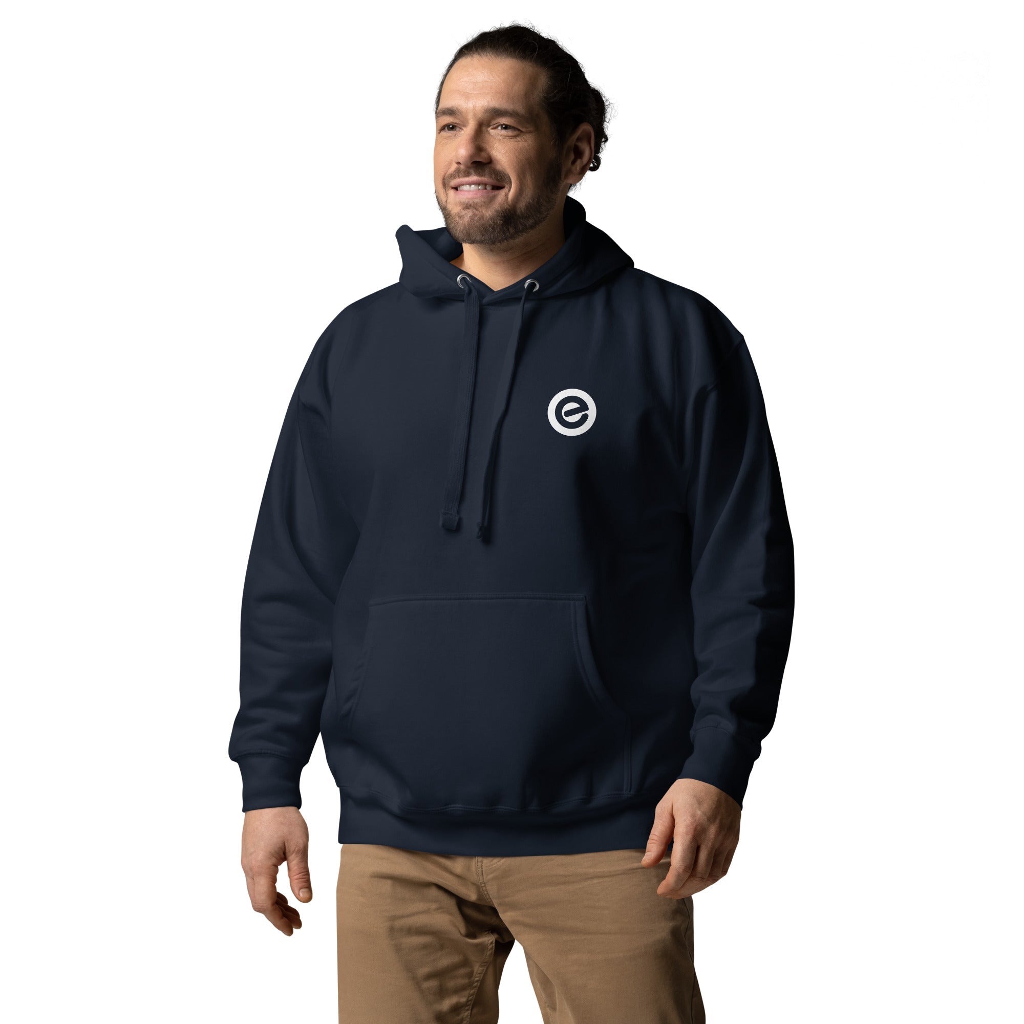 echelon-logo-hoodie-sweat-capuche-noir-coton-poche image 4