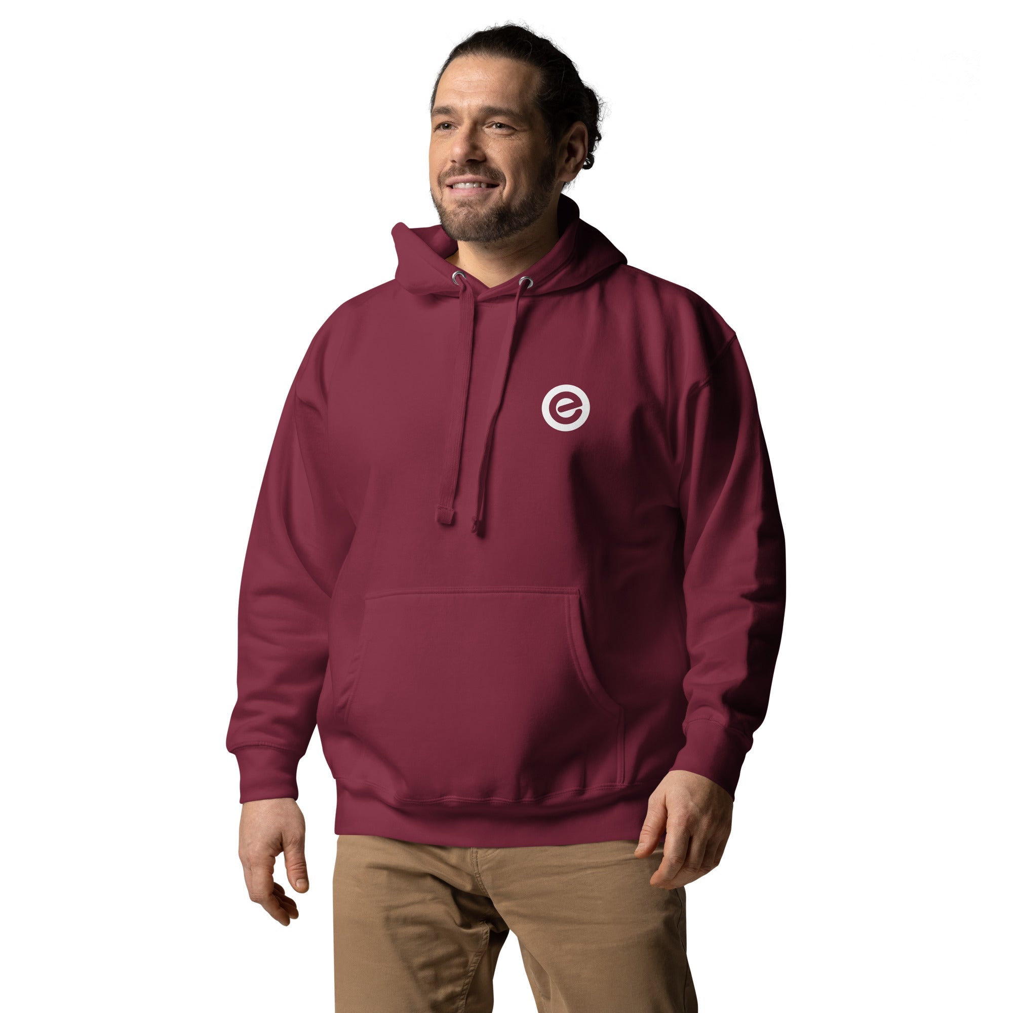 echelon-logo-hoodie-sweat-capuche-noir-coton-poche image 6