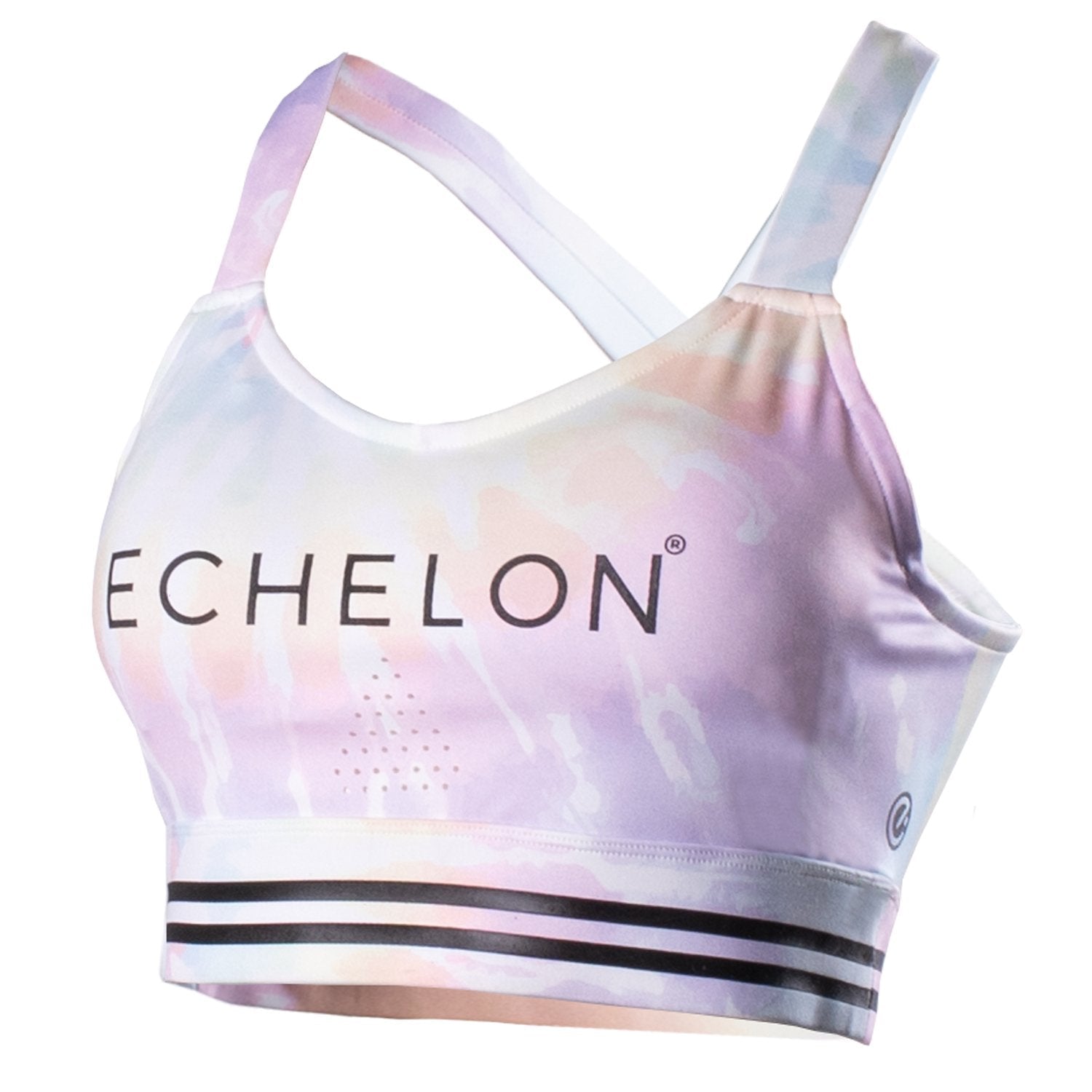 echelon-brassiere-sport-v-neck-tie-dye-xs-laser-cut image 1