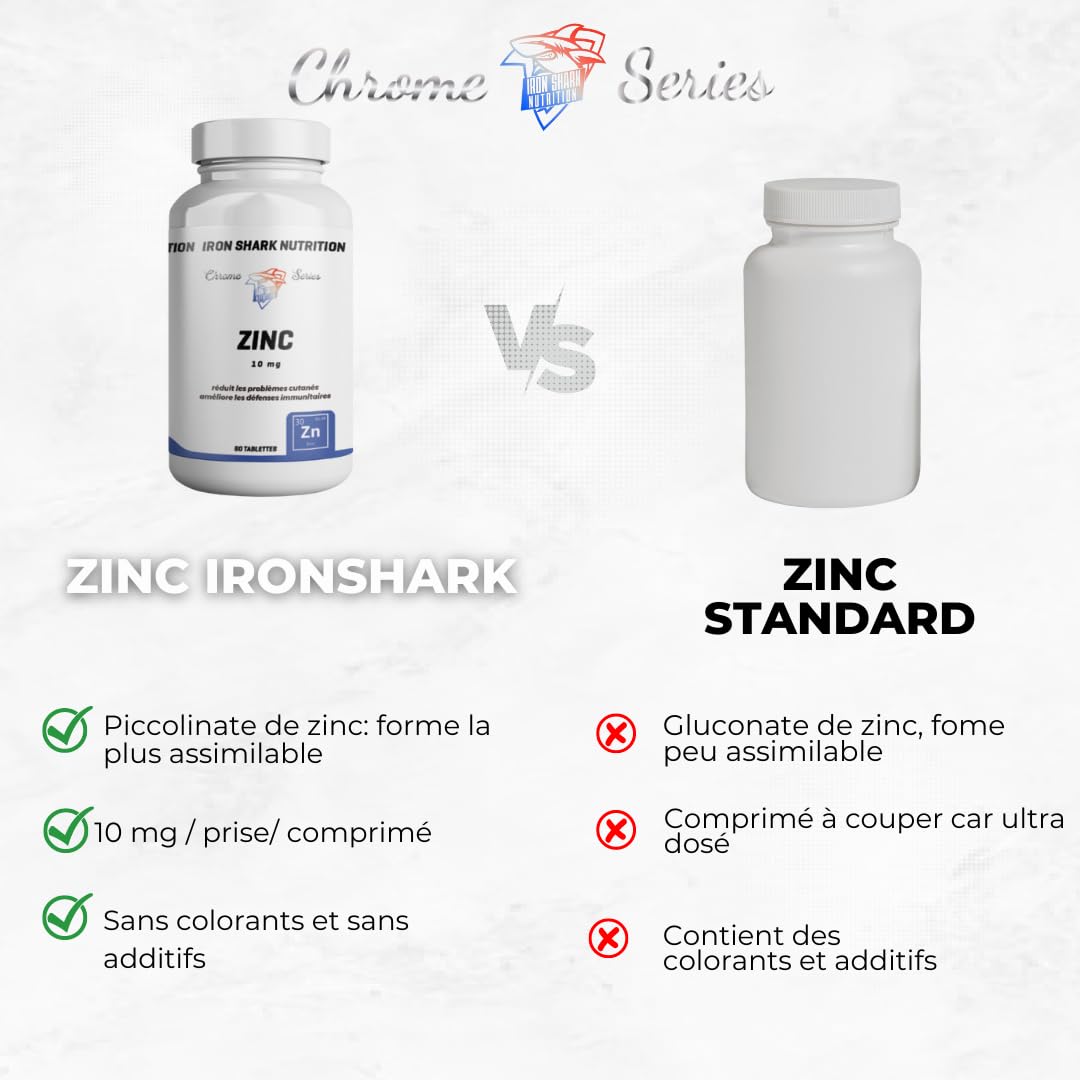 ironshark-chrome-series-zinc-comprim-s-60-tablettes-immunit image 2