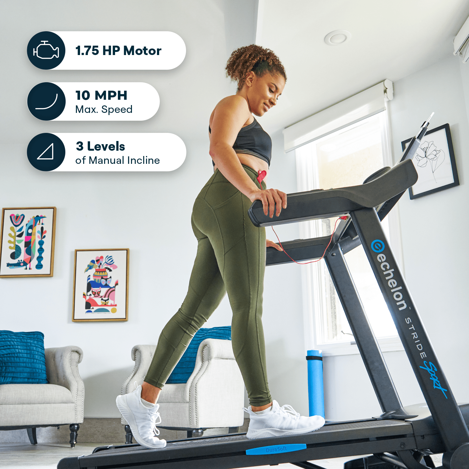 echelon-stride-10-sport-tapis-de-course-maison image 6