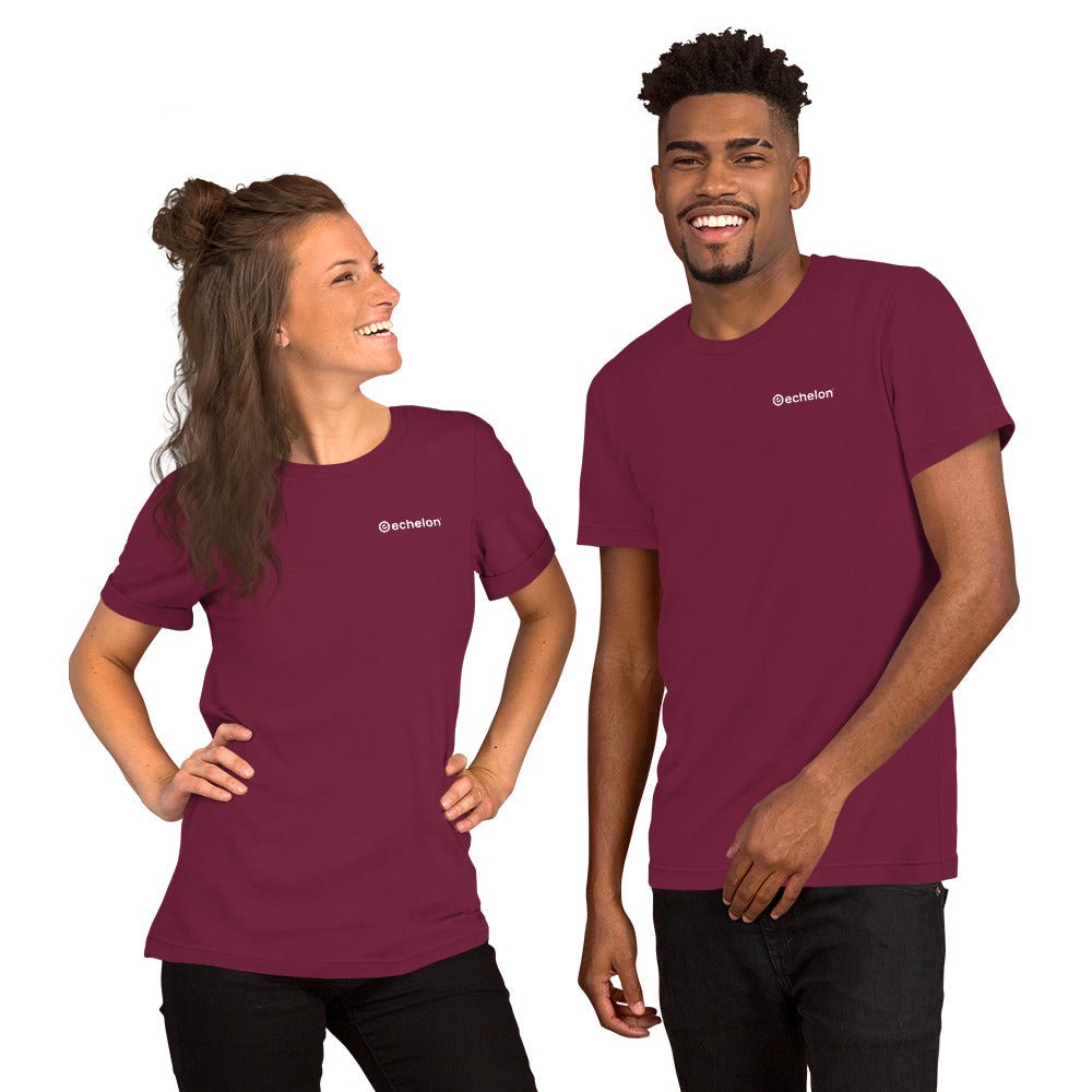 echelon-t-shirt-manches-courtes-coton-marine-100-peign image 3