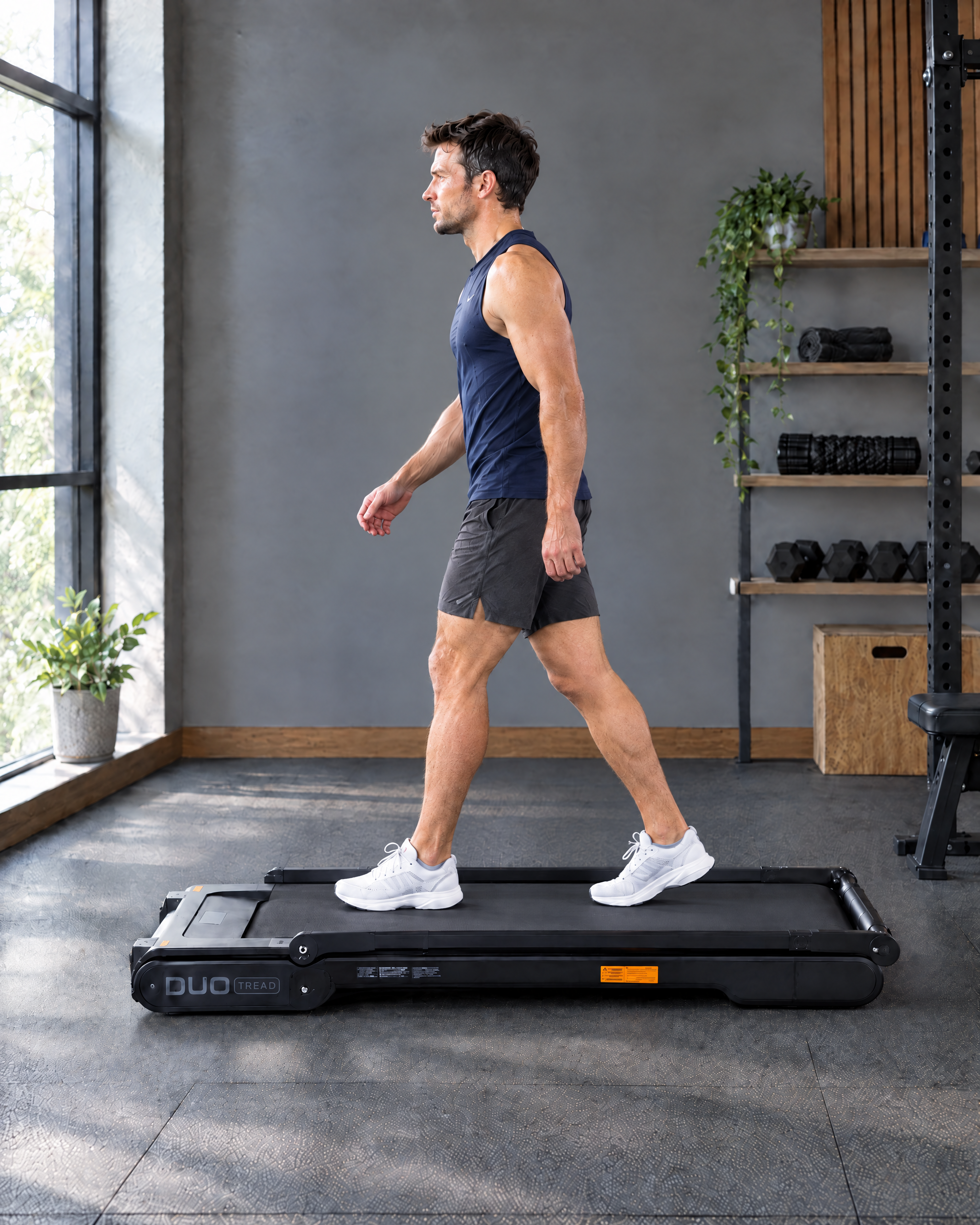 echelon-stride-duotread-tapis-de-course-2-en-1-pliable image 2