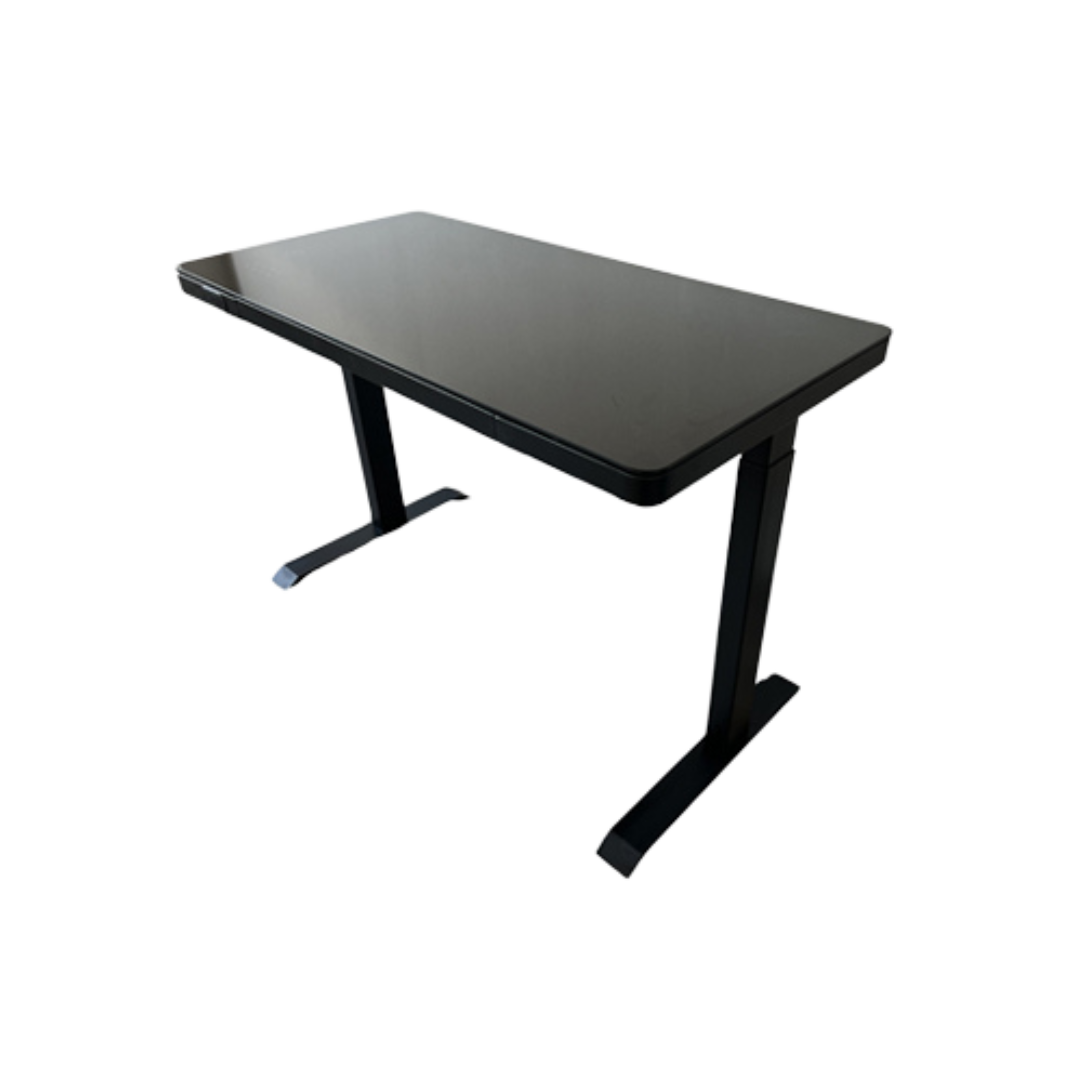 lifespan-sdg-bureau-assis-debout-verre-noir-inscriptible image 1