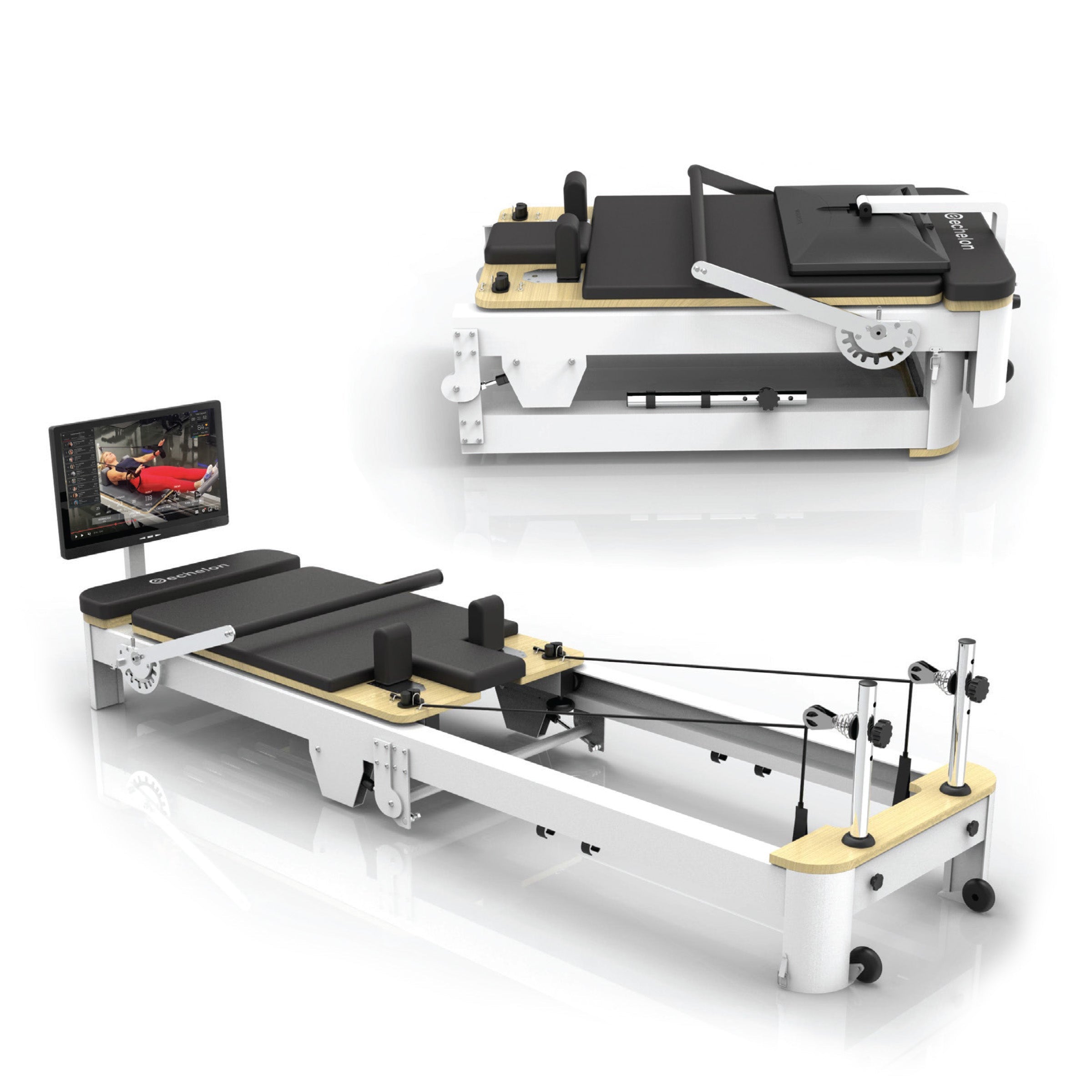 echelon-meridian-reformer-pilates-cran-tactile-22-pouces image 6