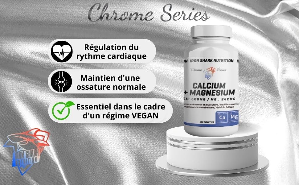 ironshark-chrome-series-calcium-magn-sium-compl-ment-100-tablettes-os image 6