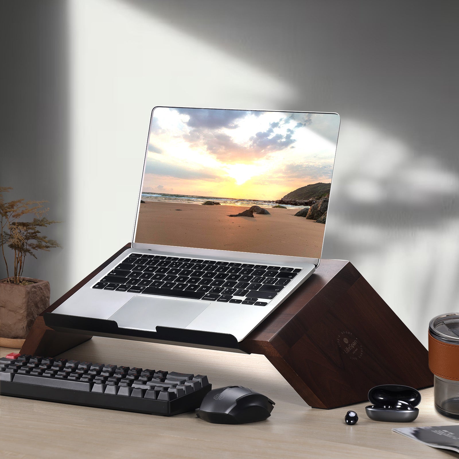 lifespan-support-ordinateur-portable-bois-ergonomique image 2