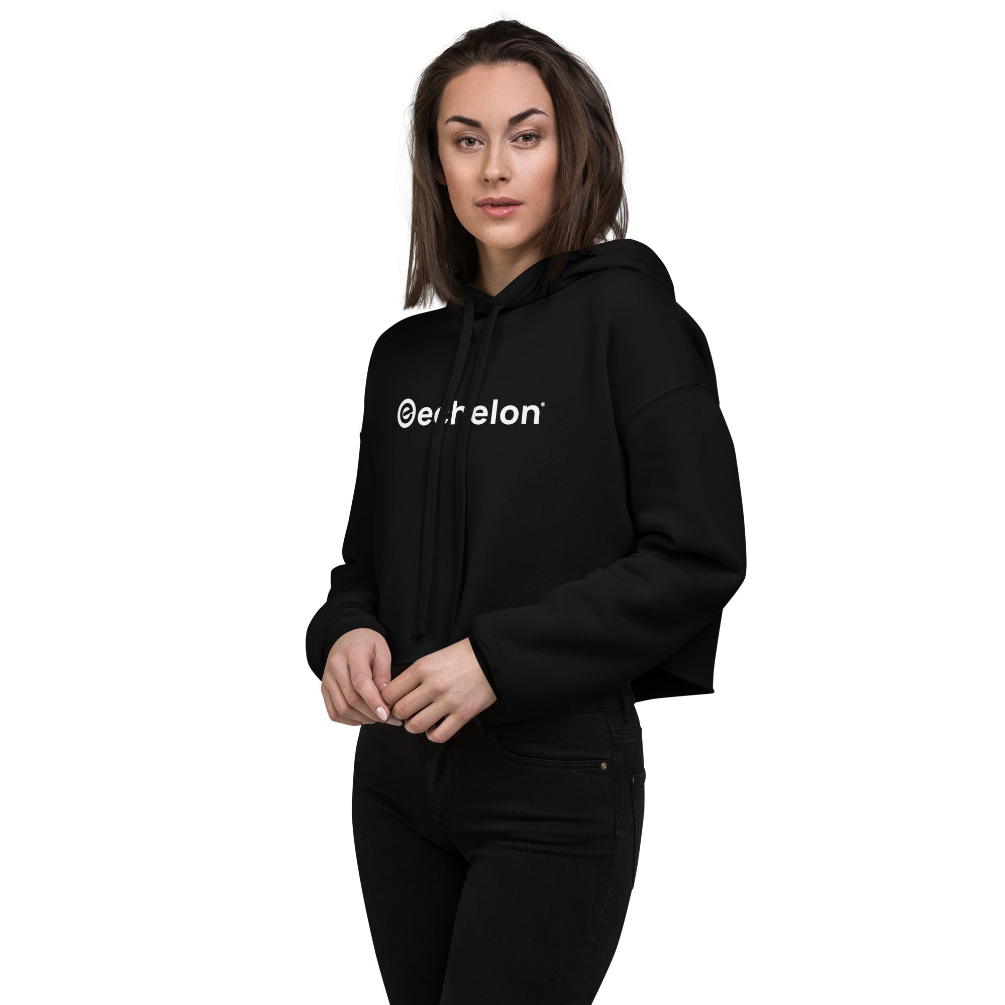 echelon-cropped-hoodie-sweat-noir image 3
