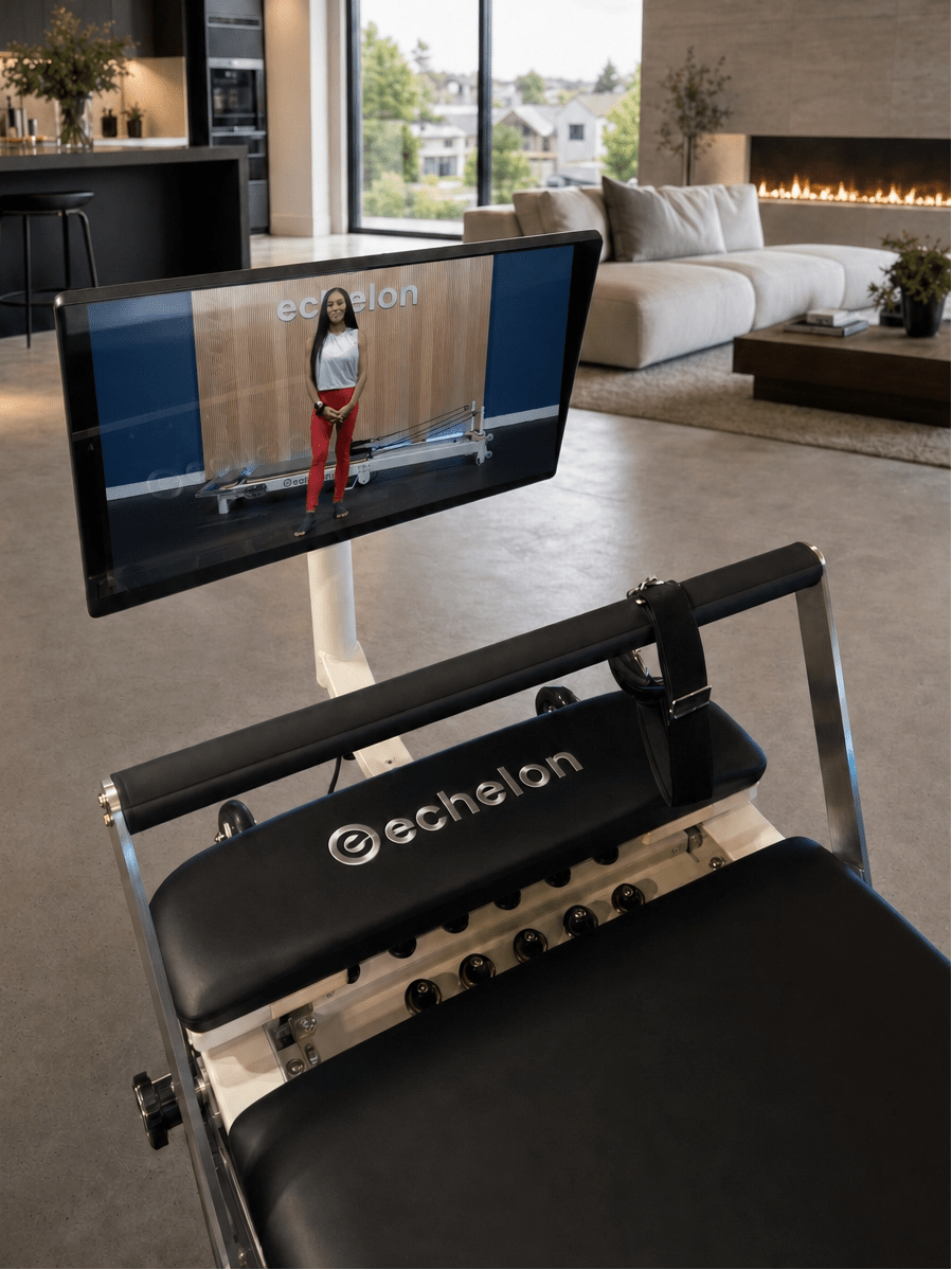 echelon-meridian-reformer-pilates-cran-tactile-22-pouces image 2