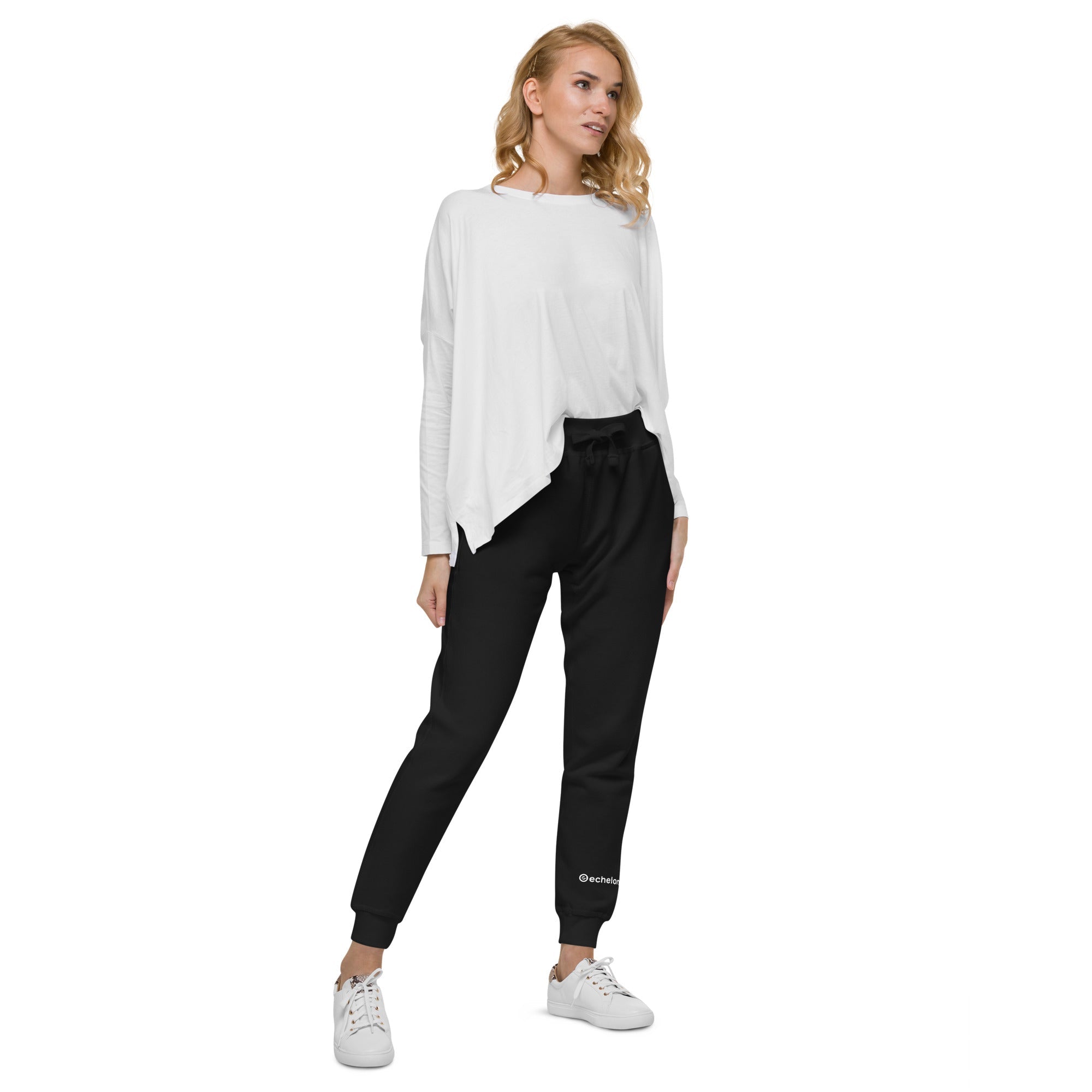 echelon-fleece-jogging-molleton-coton-noir-taille-m image 6