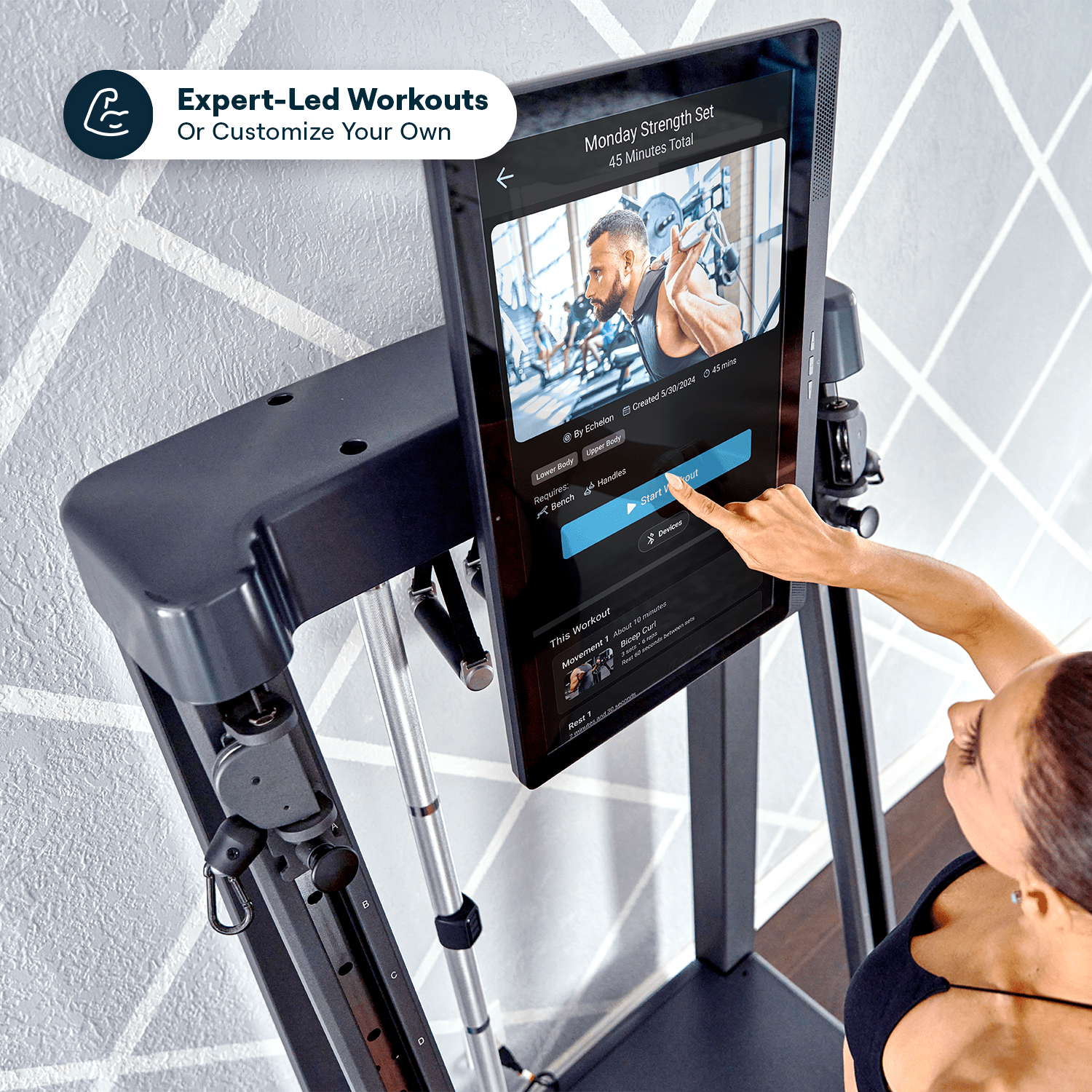 echelon-strength-appareil-musculation-connect image 8