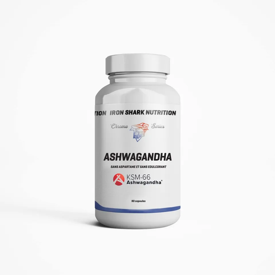 ironshark-chrome-series-ashwagandha-ksm-66-compl-ment-90-capsules-stress image 1