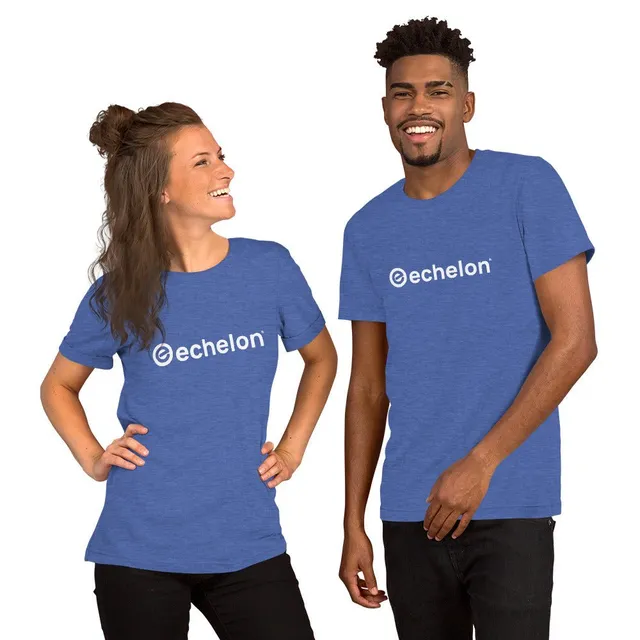 echelon-t-shirt-manches-courtes-coton-bleu-royal-m image 1