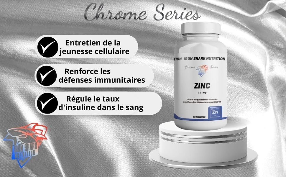ironshark-chrome-series-zinc-comprim-s-60-tablettes-immunit image 5