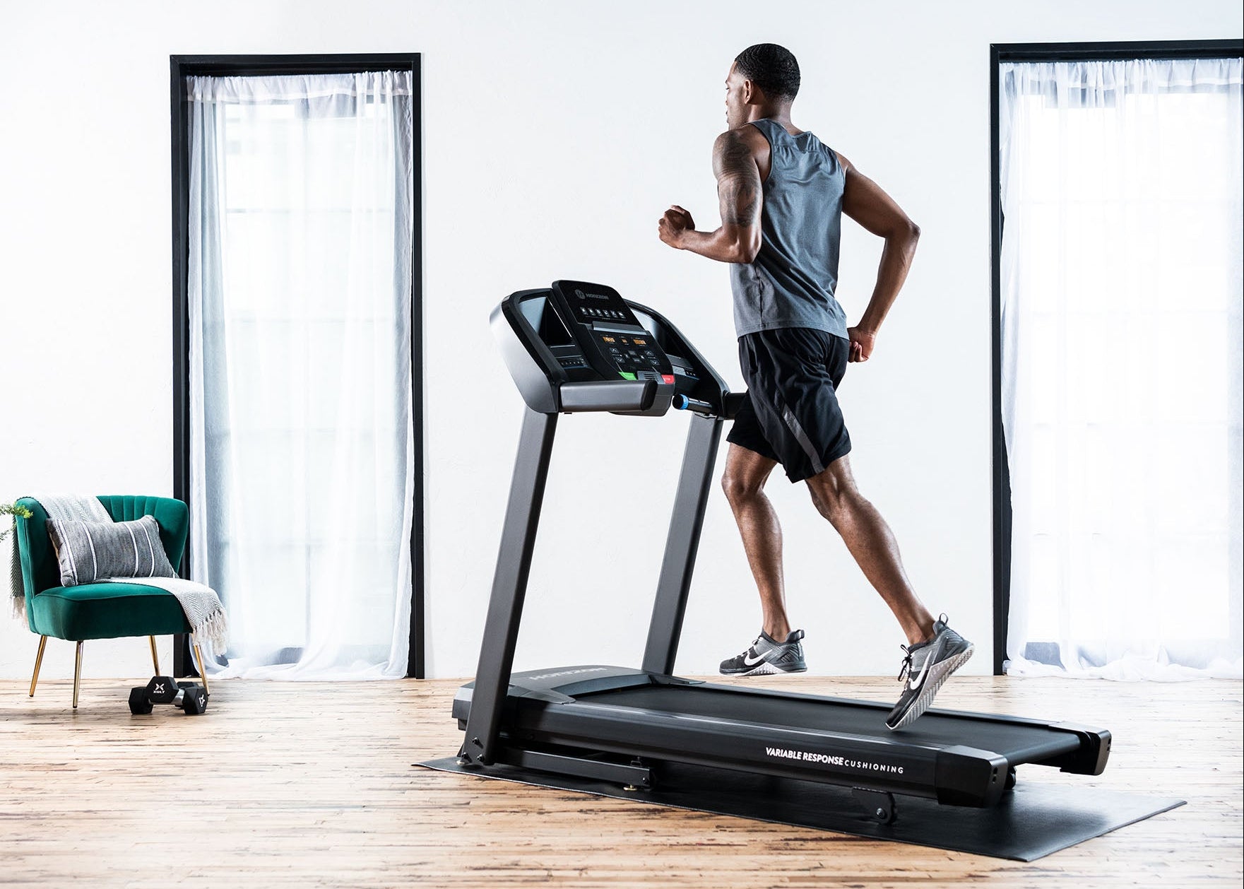 horizon-fitness-go-series-t101-07-tapis-de-course-pliable-bluetooth image 2