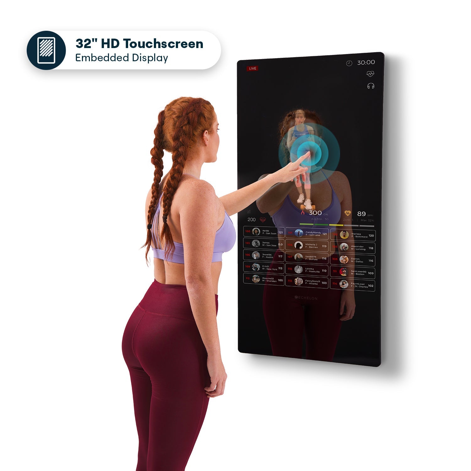 echelon-reflect-50-se-miroir-fitness-connect-50-maison image 3