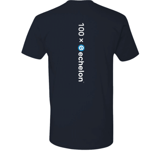 echelon-100x-t-shirt-manches-courtes-coton-midnight-navy image 2