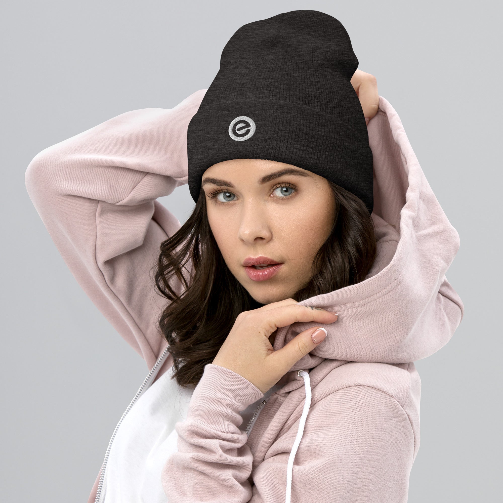 echelon-cuffed-beanie-bonnet-noir-unisexe-acrylique image 3