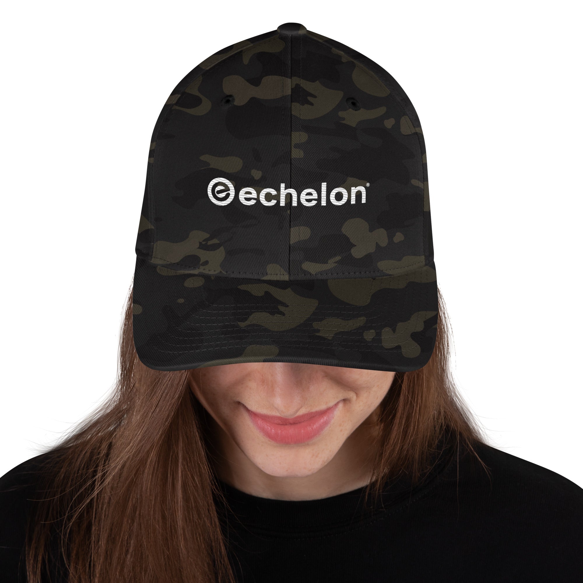 echelon-apparel-logo-flexfit-casquette-noir-l-xl-stretch image 2