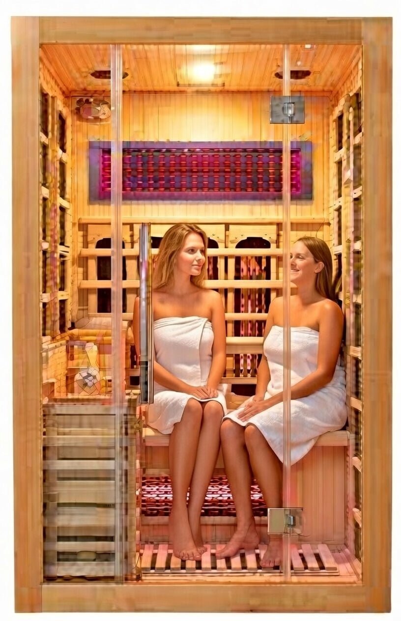 echelon-sauna-2-places-full-spectrum-infrarouge-3-en-1 image 2