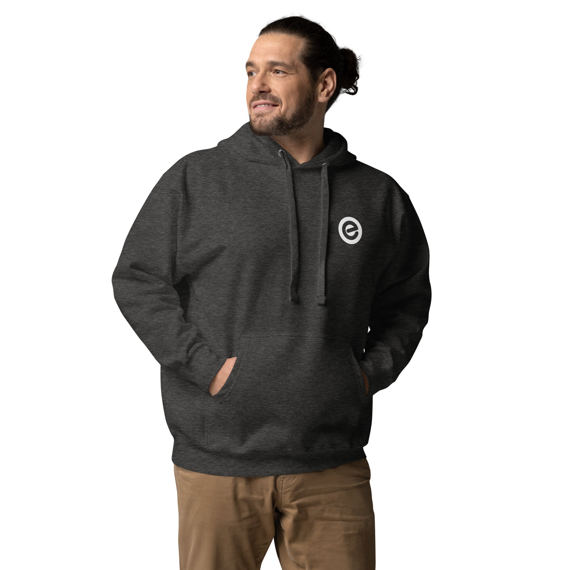 echelon-logo-hoodie-sweat-capuche-noir-coton-poche image 7