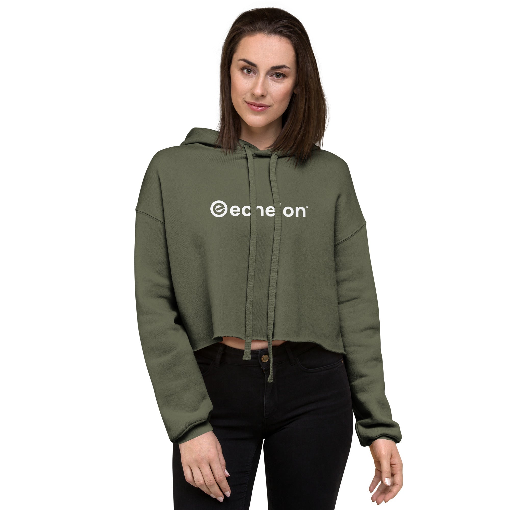 echelon-cropped-hoodie-sweat-noir image 5