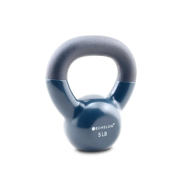 echelon-strength-kettlebell-fonte-5-lbs-bleu-navy-vinyl image 1