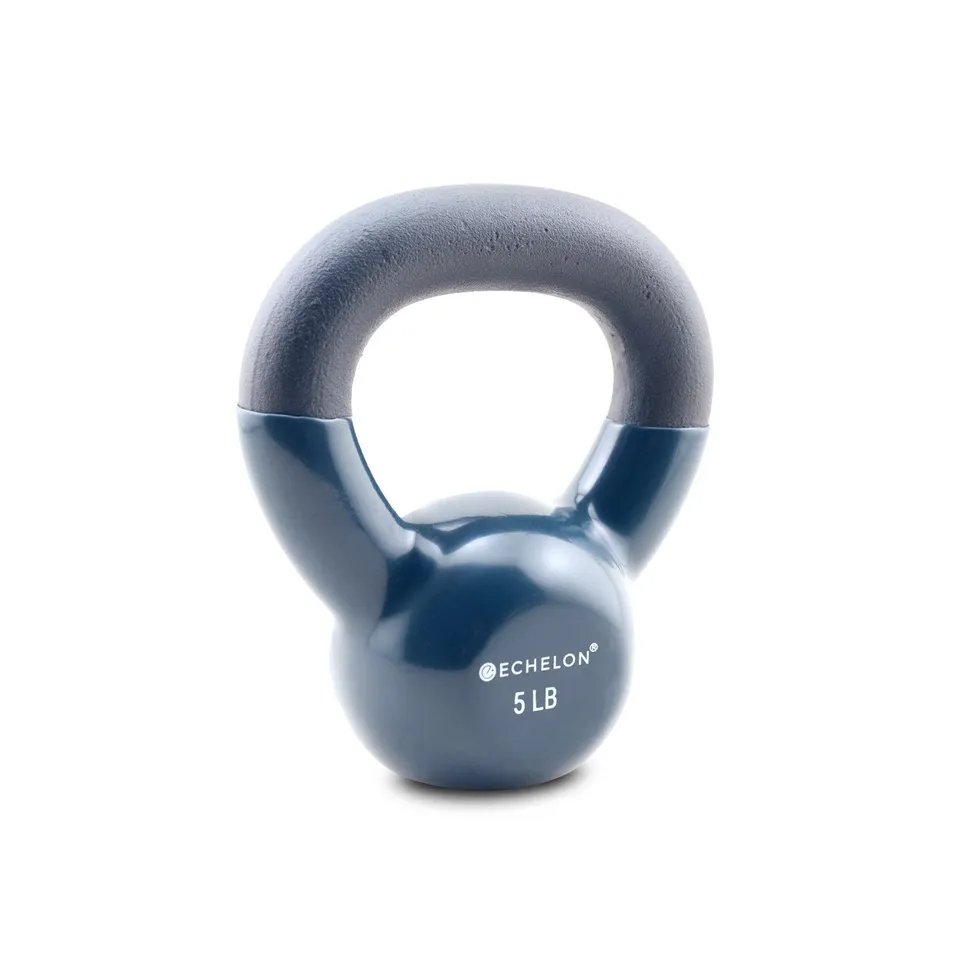 echelon-strength-kettlebell-fonte-5-lbs-bleu-navy-vinyl image 1