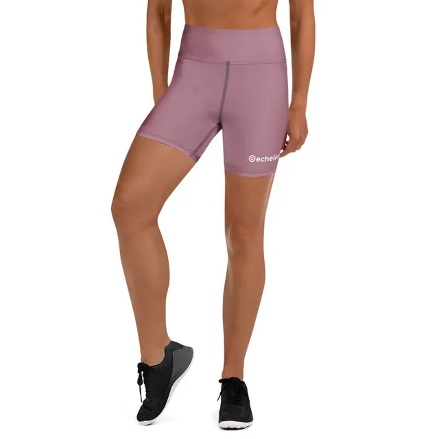 echelon-yoga-shorts-short-fitness-femme-taille-haute-noir image 1