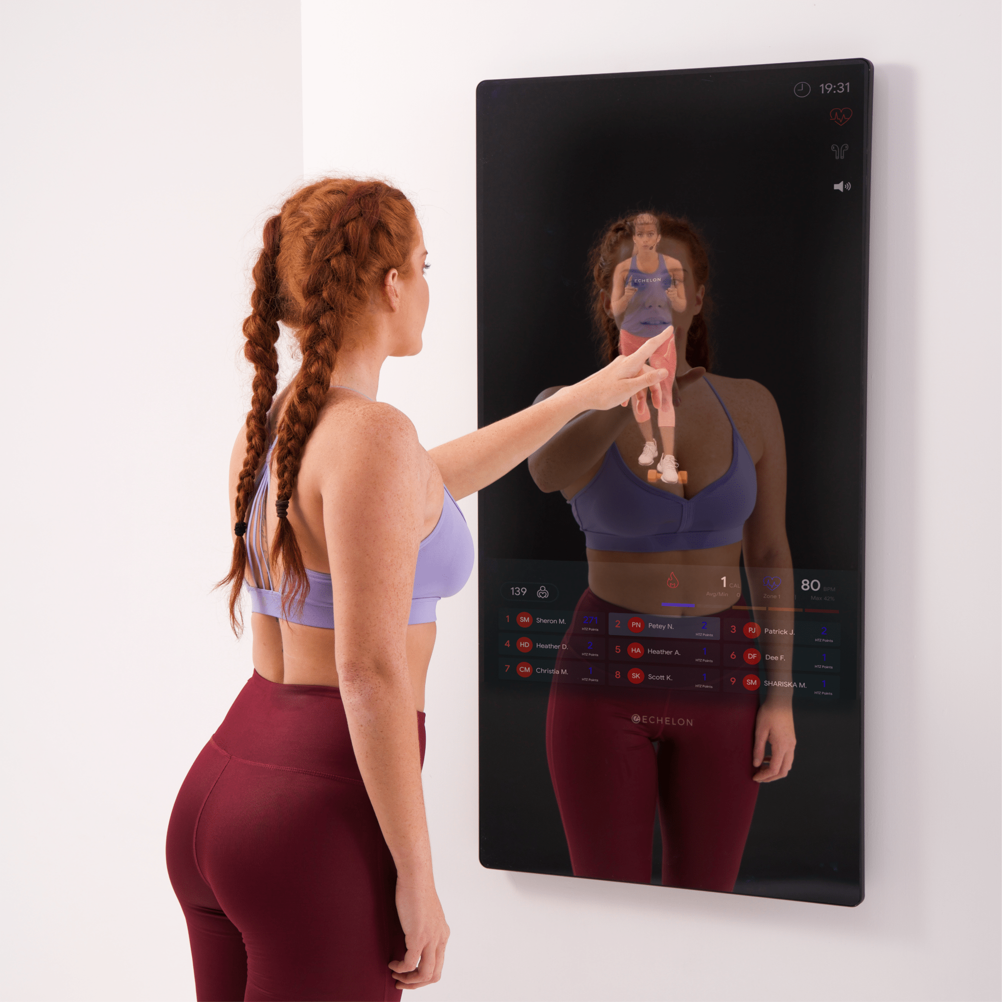 echelon-reflect-50-miroir-fitness-cran-tactile-50-pouces image 2