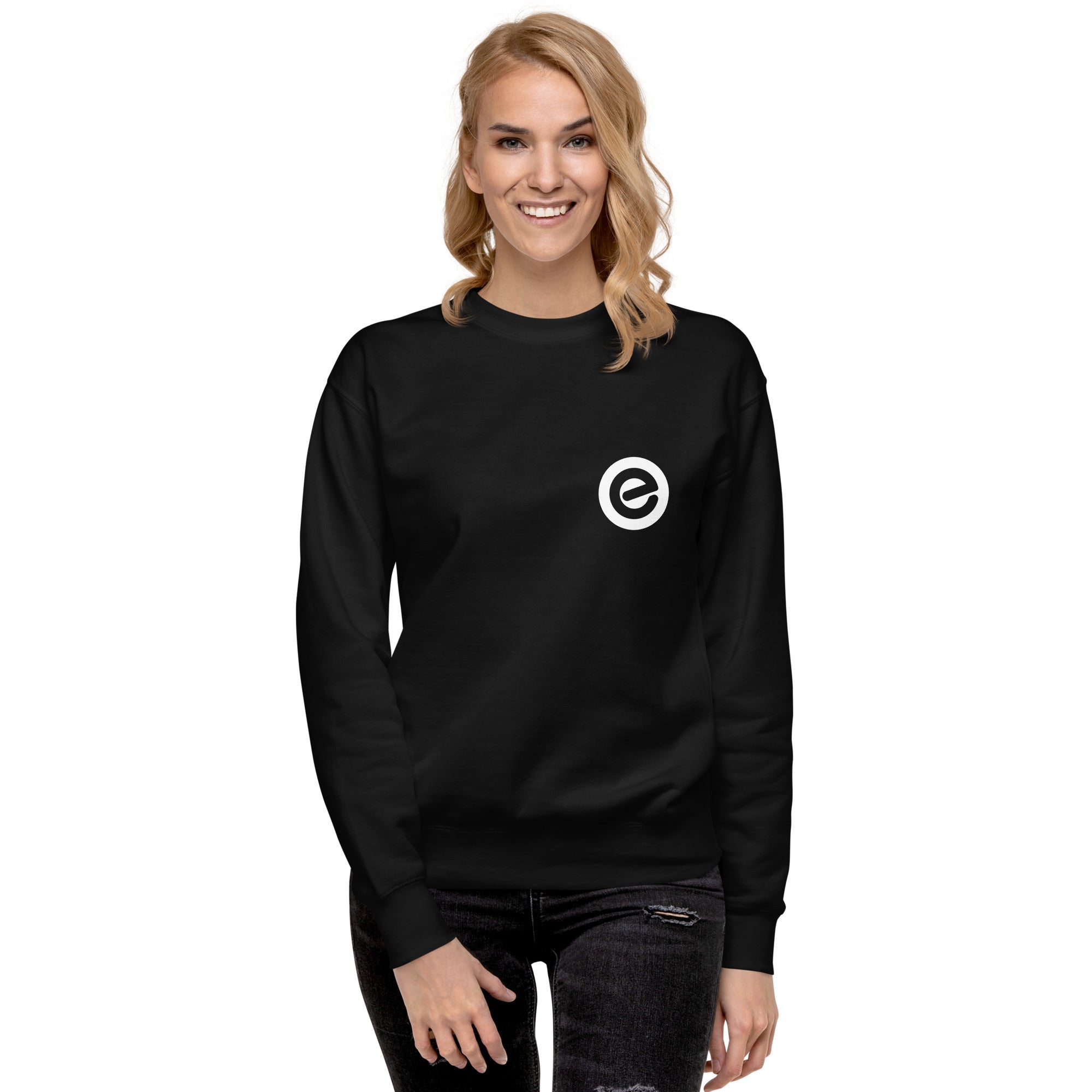 echelon-pullover-sweat-coton-molleton-noir-taille-m image 2