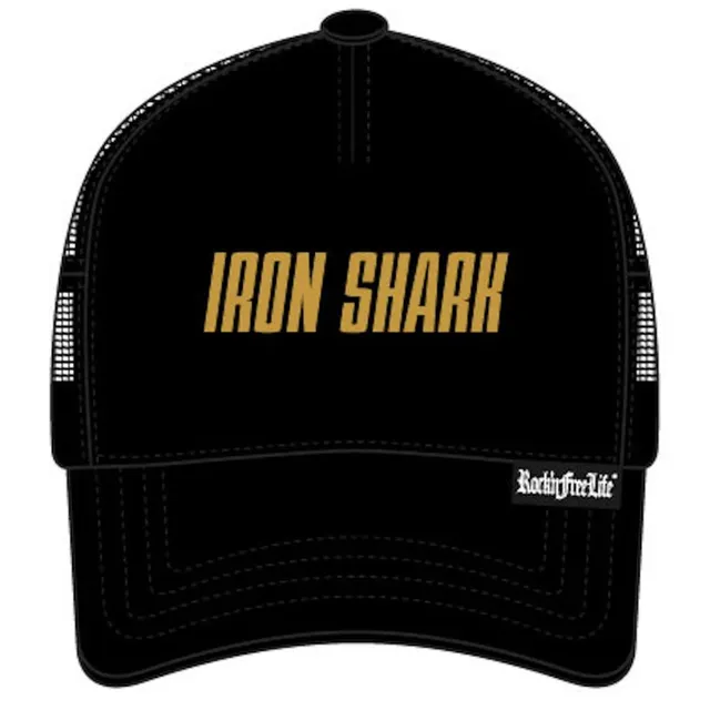 ironshark-casquette-black-gold-sport-noir-et-or image 1