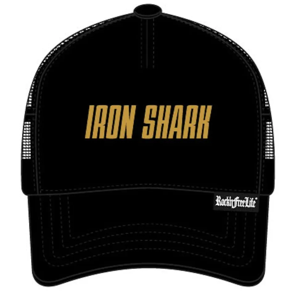 ironshark-casquette-black-gold-sport-noir-et-or image 1